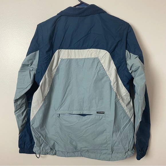 Columbia Packable Fishing Coat – Zip-Off Sleeves, Blue, Size Medium - Picture 2 of 9